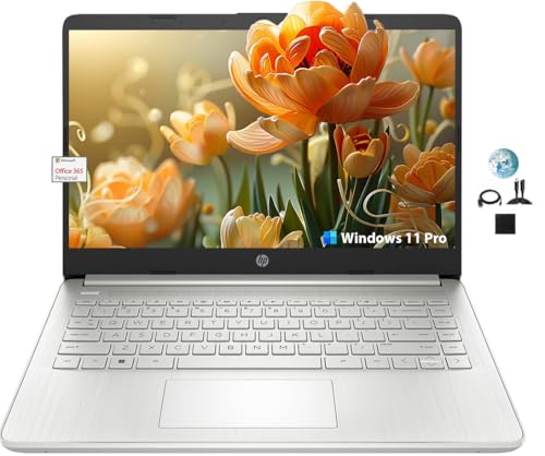 HP 14 Pentium Portable Laptop Computer Student, 16GB RAM, 1TB SSD, Intel Quad-Core Silver N5030 (Beat i3-1005G1, Up to 3.1GHz), WiFi 6