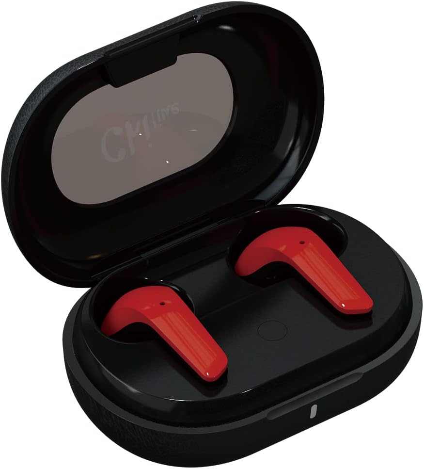 True Wireless Earbuds Noise Cancelling, Bluetooth 5.1 Earphones Built-in Mic,IPX5 Waterproof Earphones Touch Control Stereo in-Ear Headset