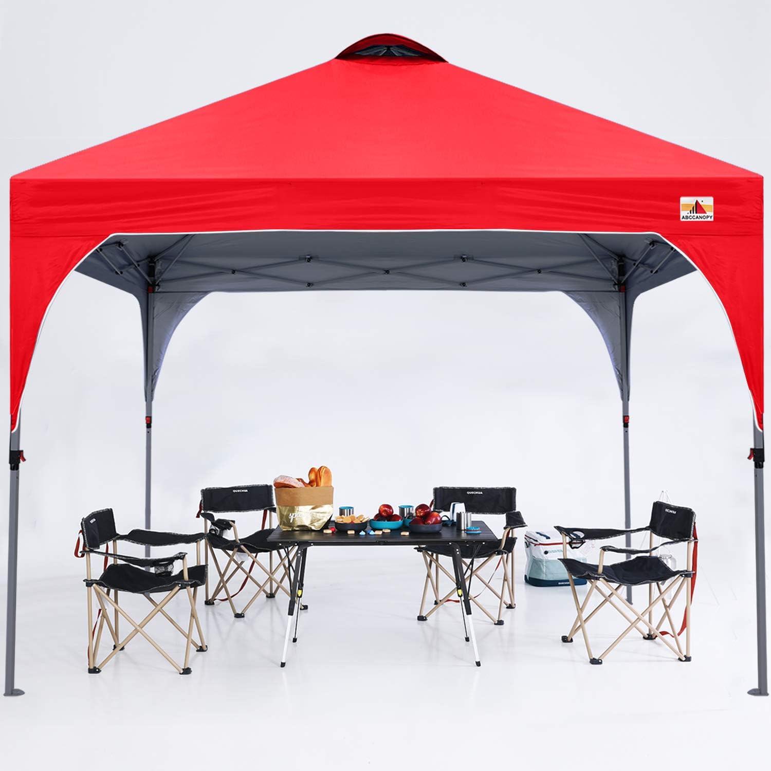 ABCCANOPY Outdoor Pop up Canopy Tent 10x10 Camping Sun Shelter-Series, White