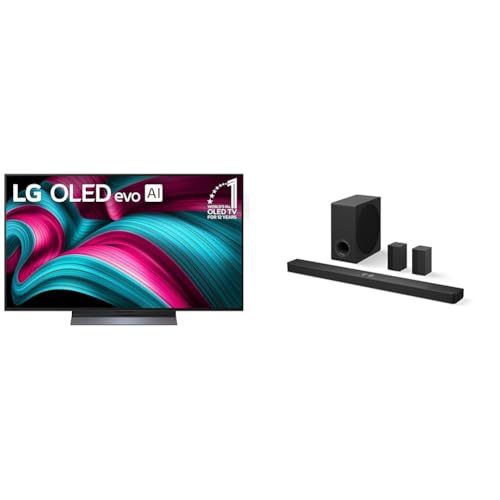 LG 55-Inch Class OLED evo AI 4K C5 Series Smart TV w/Dolby Atmos, Dolby Vision, HDR10, AI Super Upscaling 4K, Filmmaker Mode, Wow Orchestra