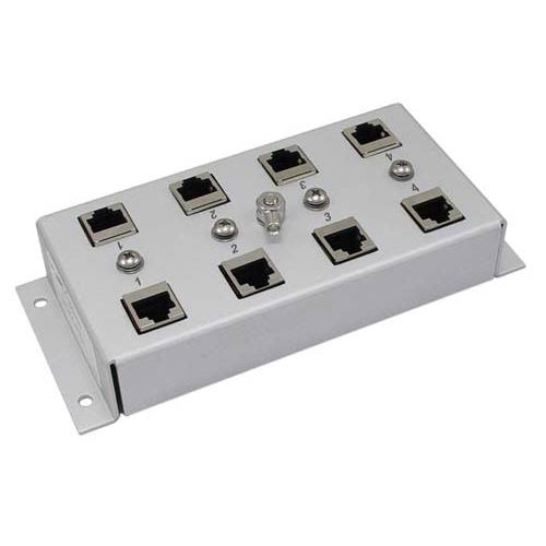 L-com CMSP-CAT6T-4 Lightning arrester - CAT 6 - Aluminum