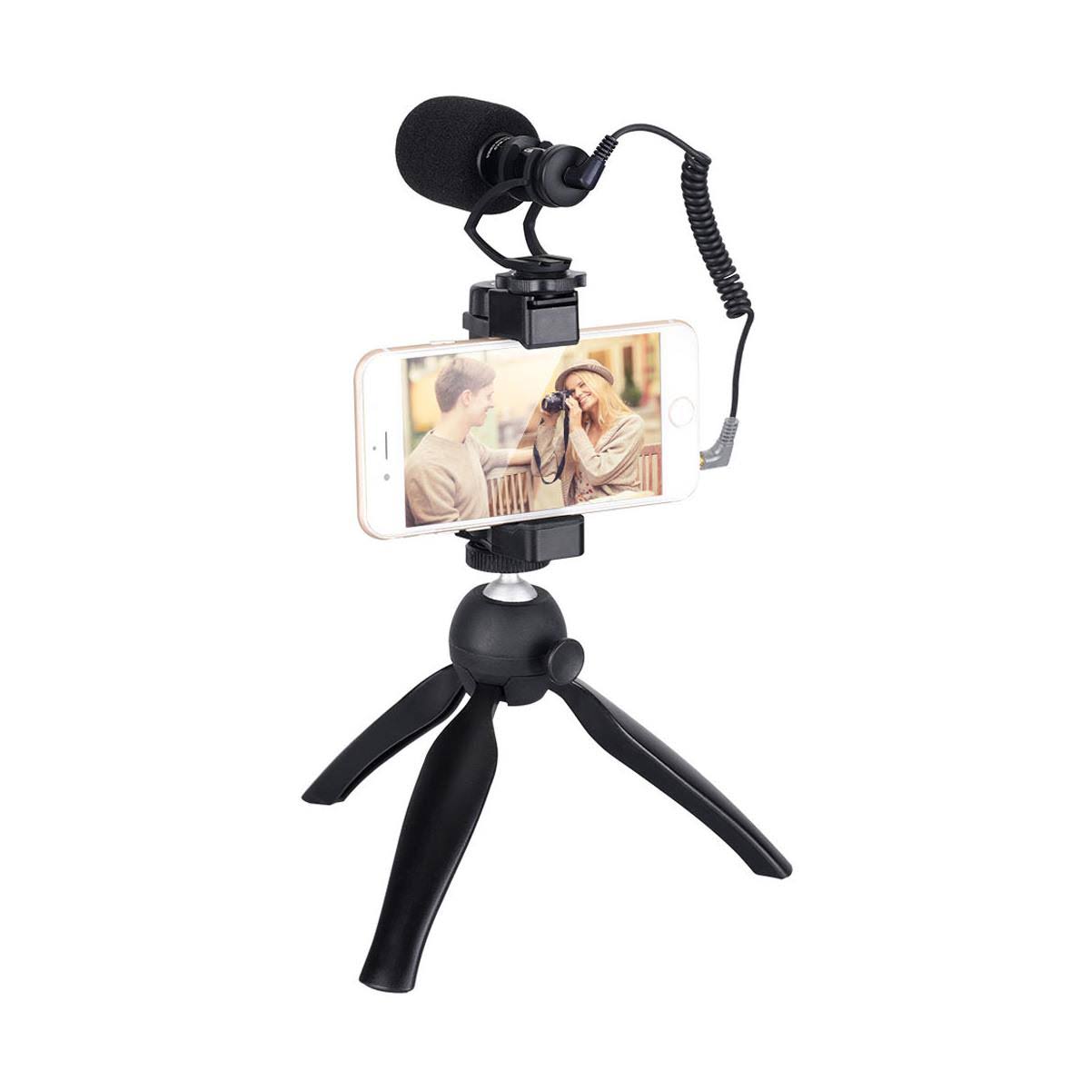 Comica Cvm-vm10-k2 On-Camera Directional Mic with Phone Holder