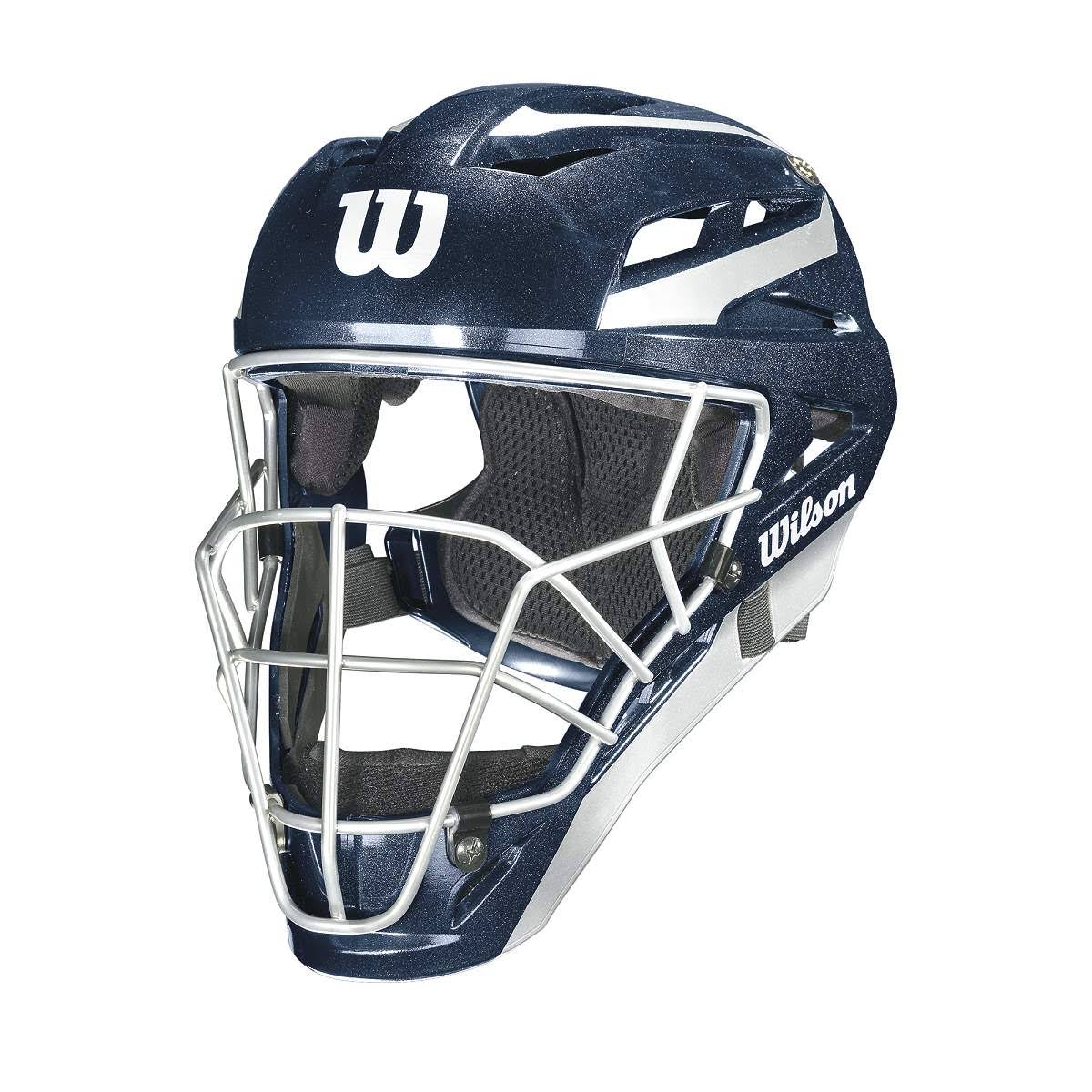 Wilson Pro Stock Catchers Helmet - Small/Medium Navy
