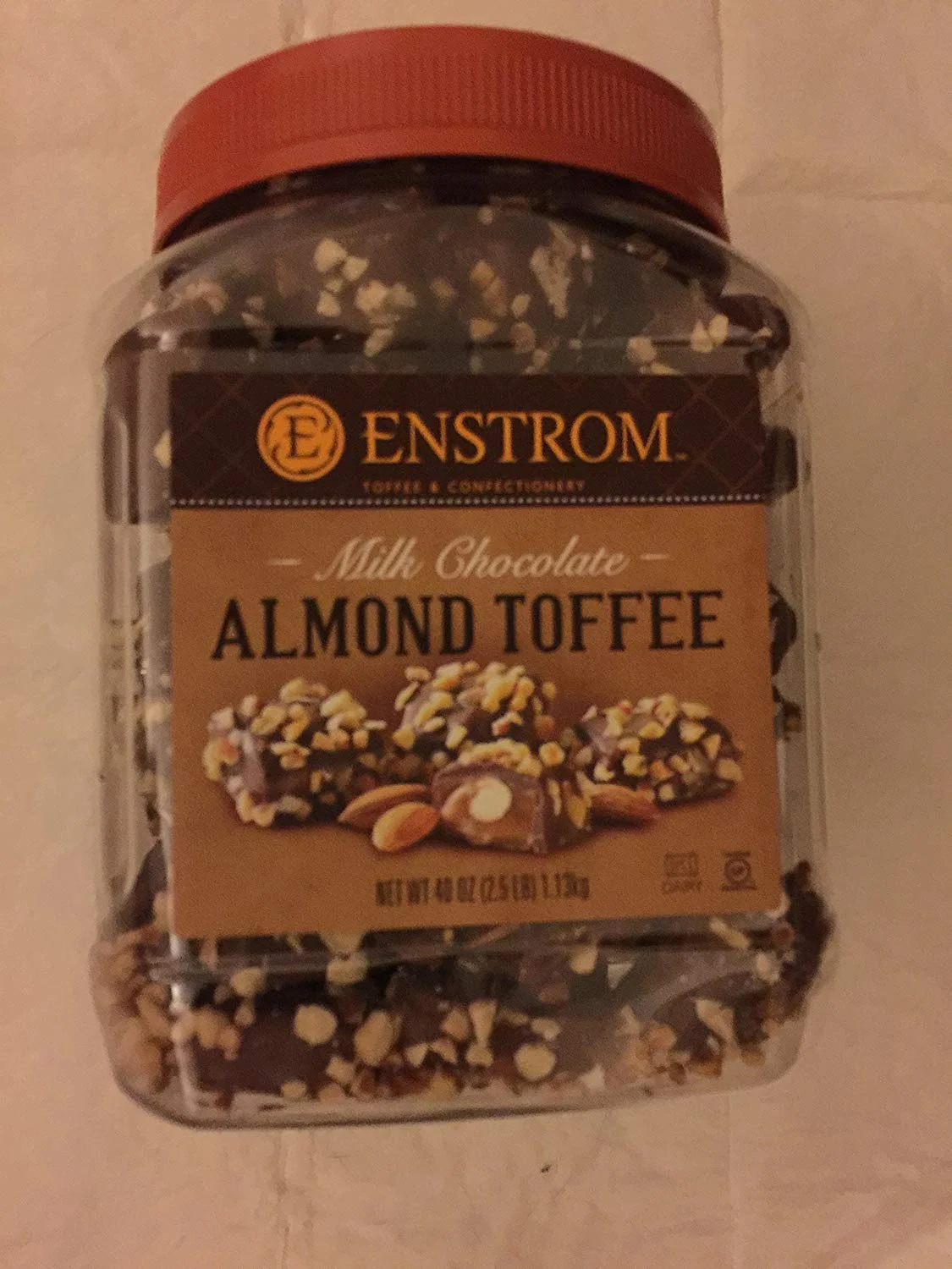 JYCONVSTO97 Milk Chocolate Almond Toffee Nt Wt: 40 Oz, 1.13Kg - Pack Of 4_AB