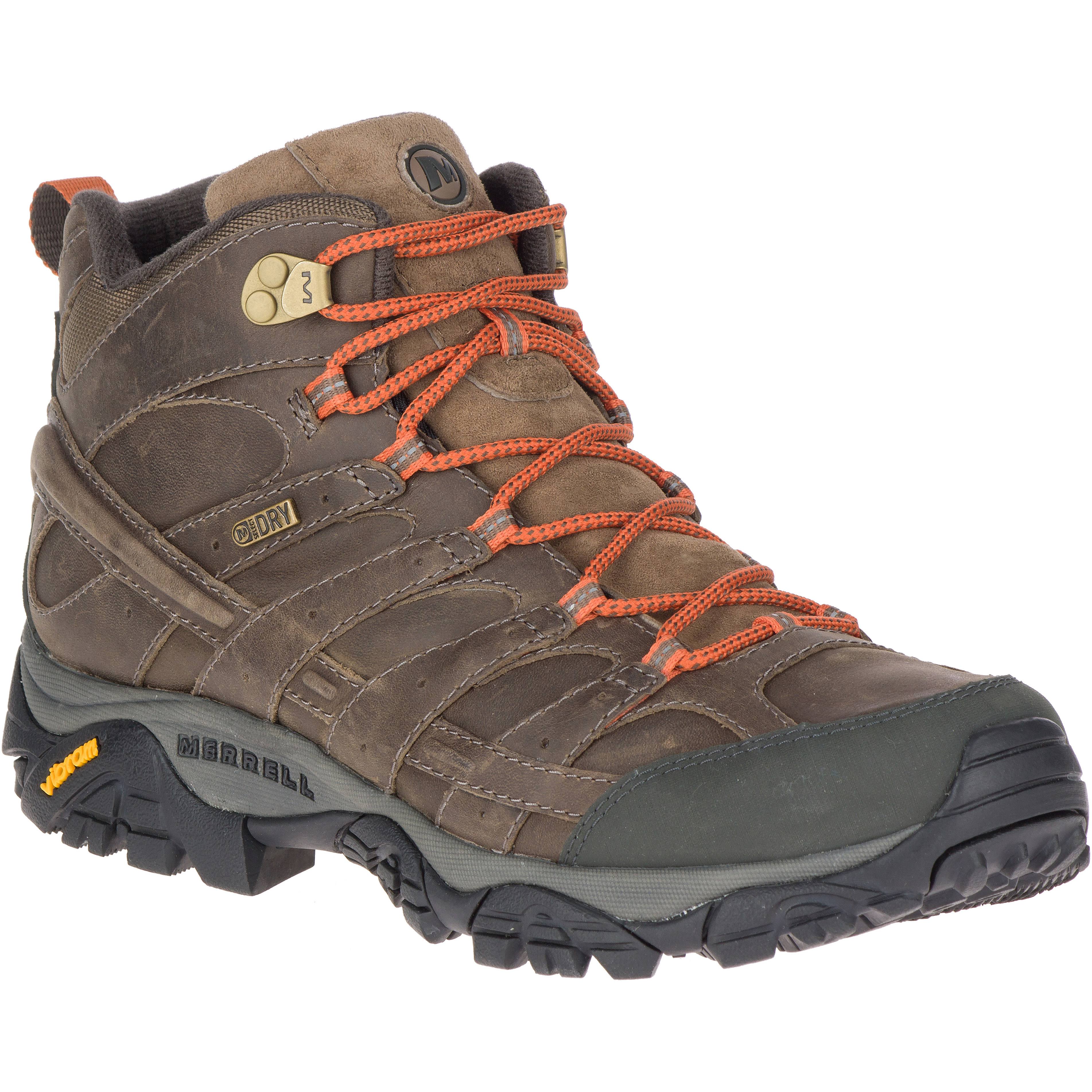Merrell Moab 2 Prime Mid Waterproof Men&s Canteen / 7.5 / Wide
