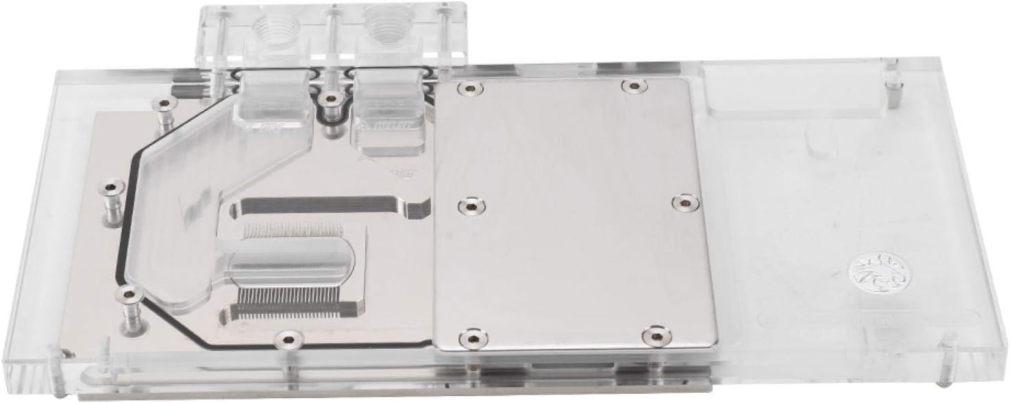 GPU Water Cooling, Graphics Card Cooling Water Block with RGB LED Lighting, Copper Base, MOS Flow Way, for NIVIDA GTX960 / GTX950