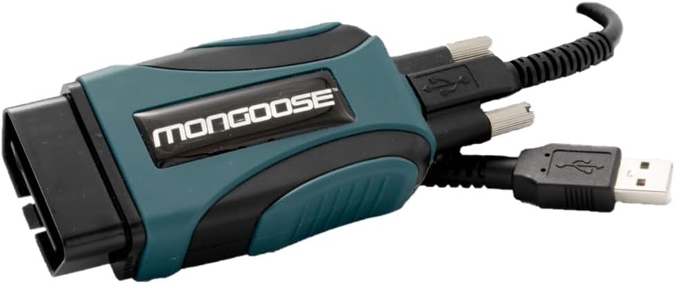Mongoose-Plus J2534 OEM Vehicle Interface Cable - OEM Reprogramming and Diagnostics for Ford / Lincoln / Mercu