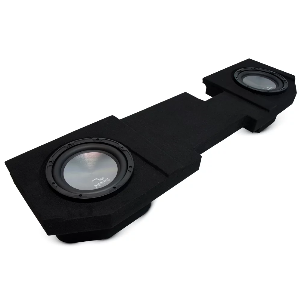 2002-2015 Fits Dodge Ram Quad or Crew Harmony A102 Dual 10" Sub Box Enclosure