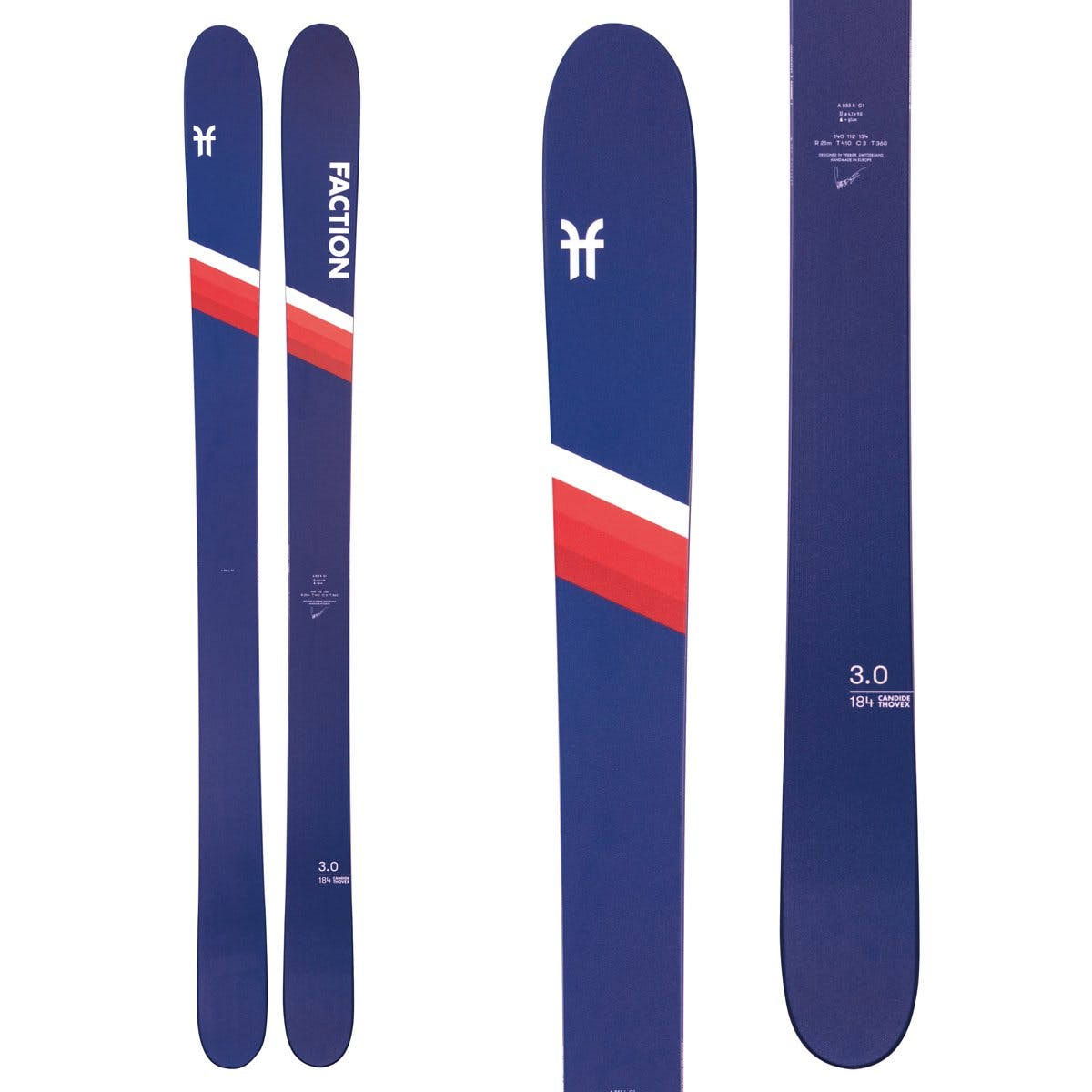 Faction Candide 3.0 Skis - Blue