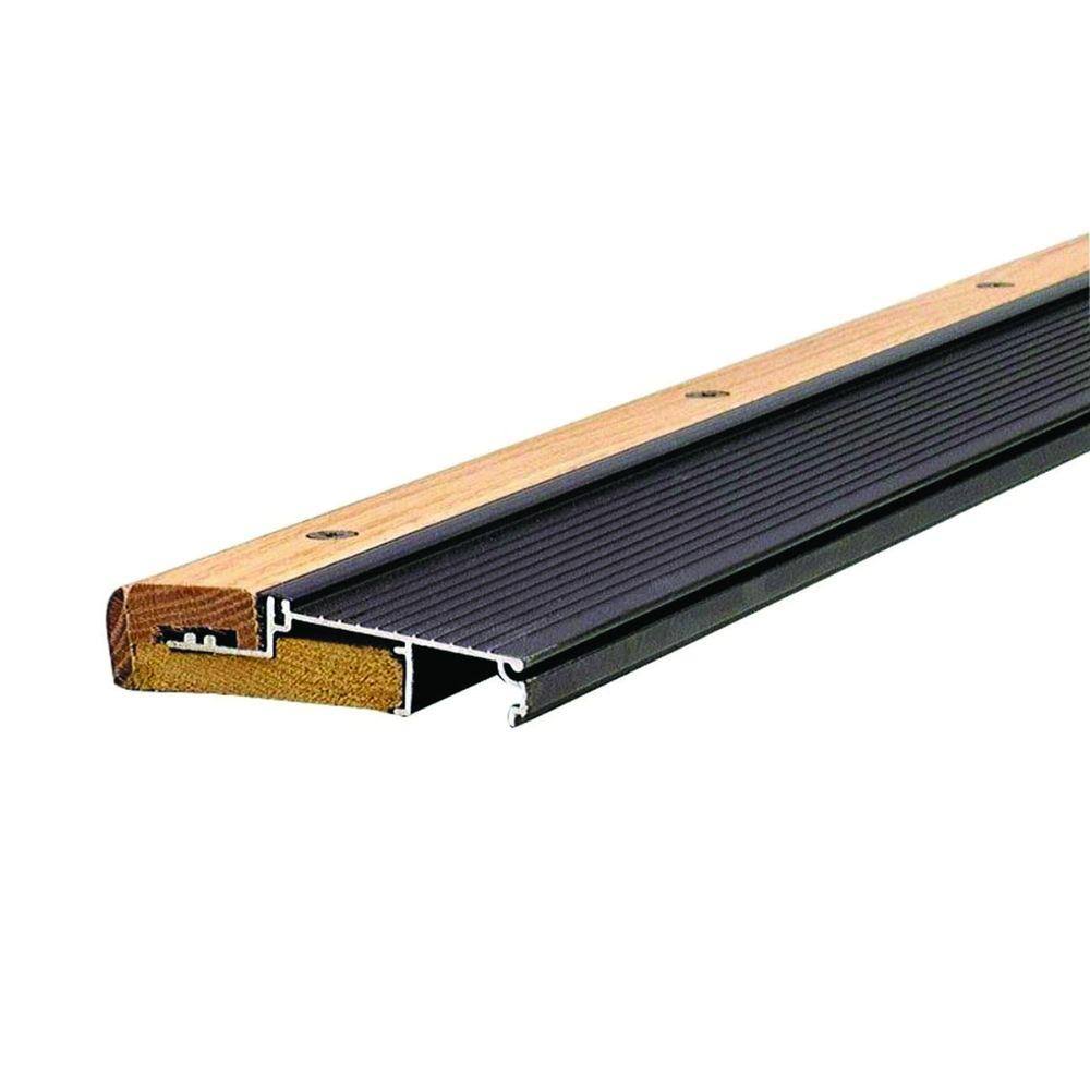 M-D Building Products Adjustable 4-1/2 in. x 54-1/2 in. Bronze Aluminum and Wood Sills Threshold