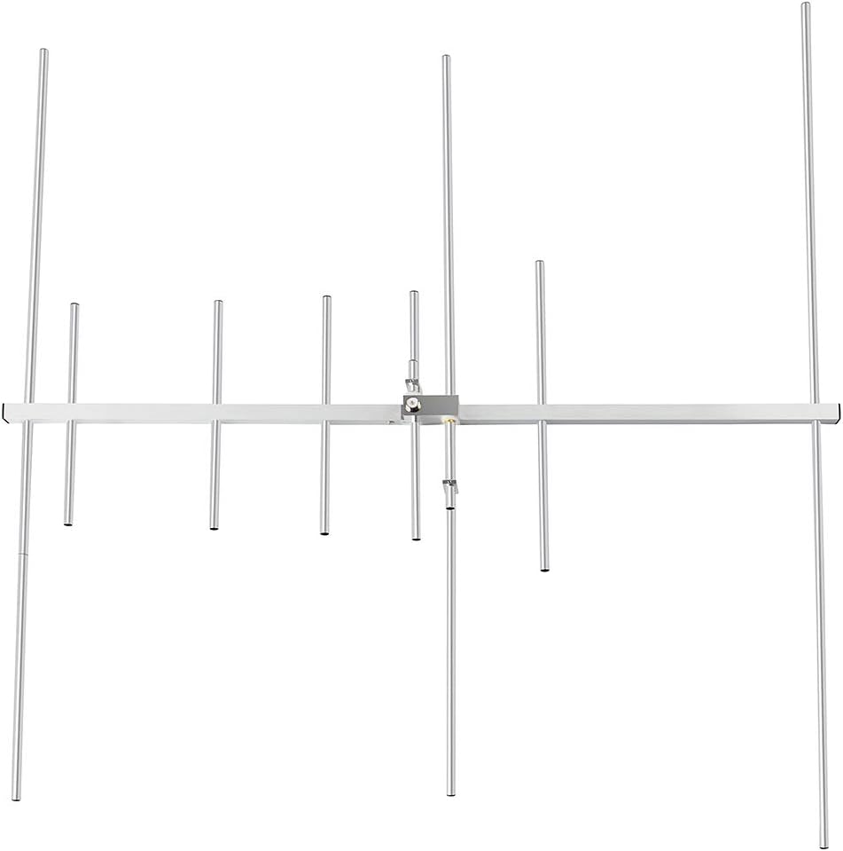 Dual Band Outdoor Yagi Antenna,2Meter 70CM VHF UHF 9.5/11.5dBi Directional Yagi 8 Elements 3 Sections for Amateur 2 Way Radio,Repeater System