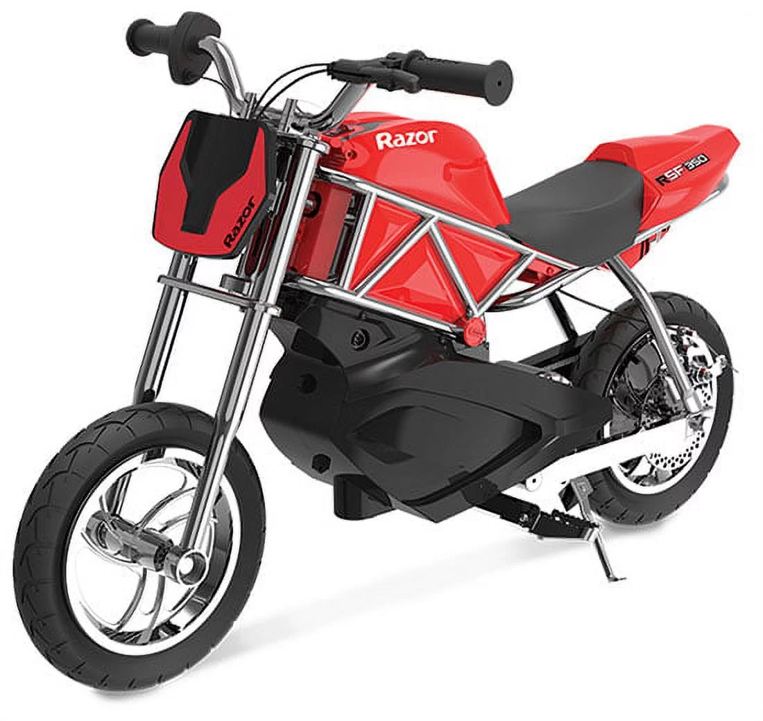 Razor RSF350 24V Electric Sport Motor Bike Red/ Black- For Ages 8 and up - Curated Treasures Market