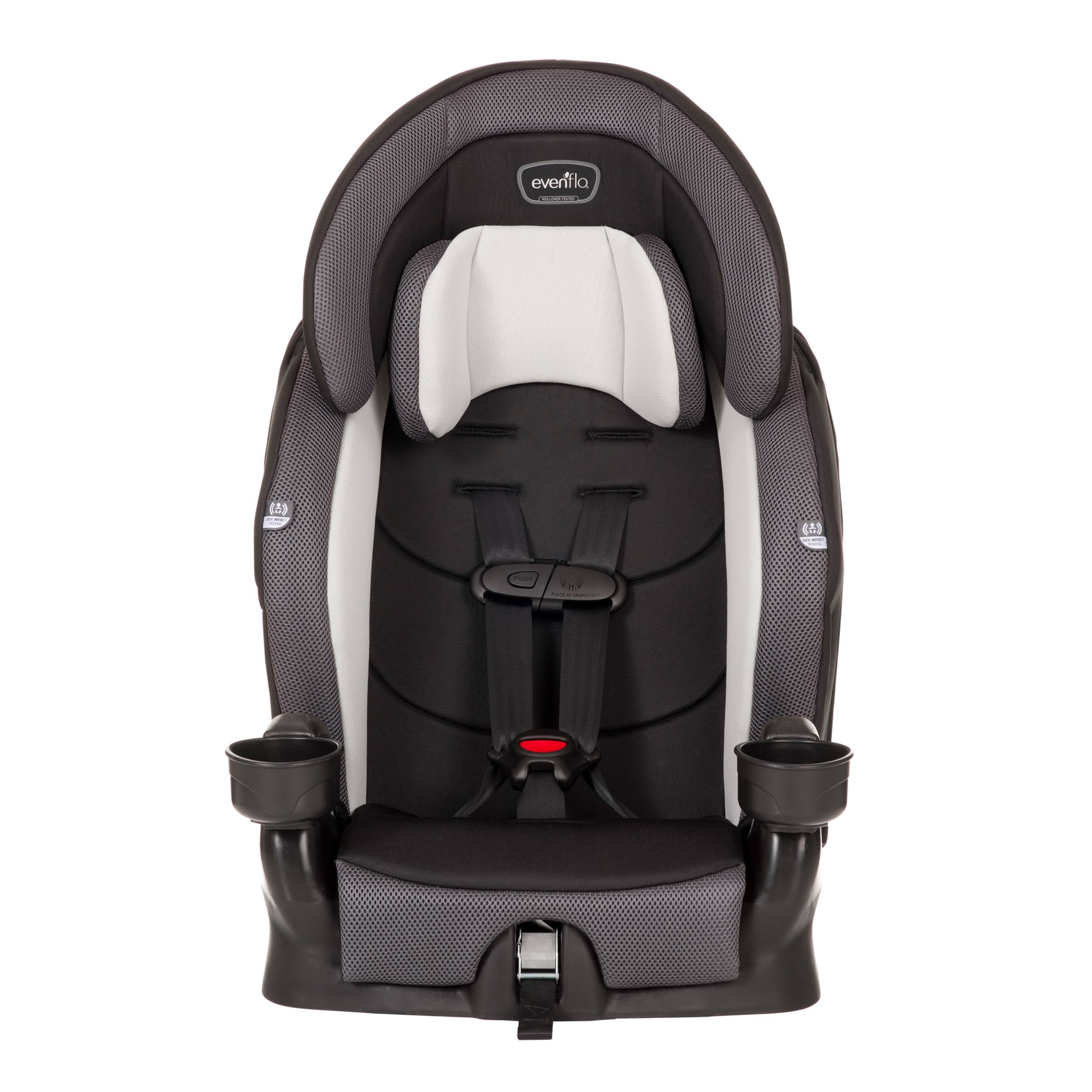 Evenflo Chase Plus Booster Car Seat, Huron, Size: 16 x 26 x 18.5 in.