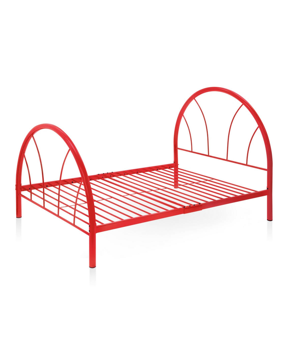 Capelli Full Metal Arch Bed - Red
