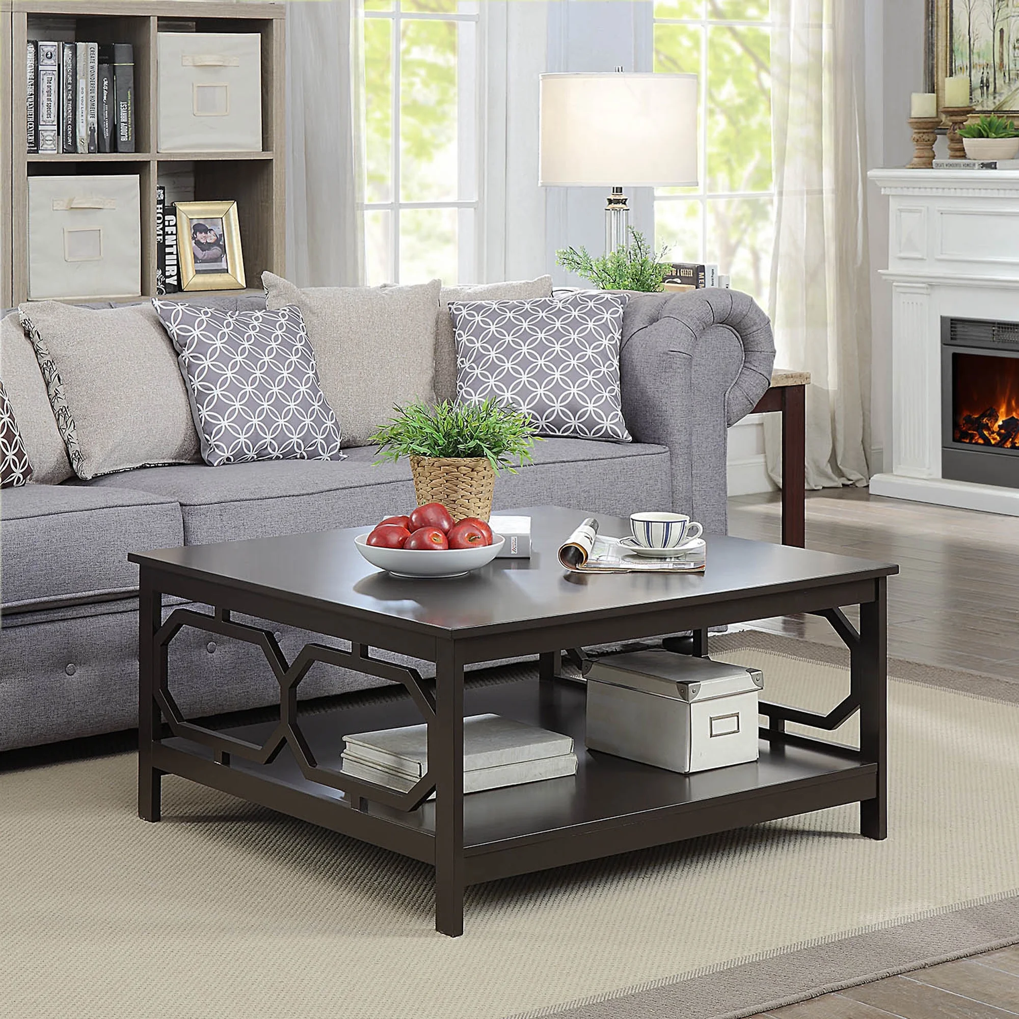 Convenience Concepts Omega Square 36" Coffee Table, Multiple Finishes