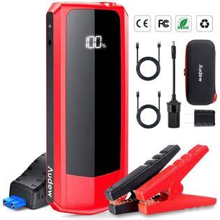 Audew Upgraded Car Jump Starters, Jump Box 2000A Peak 20000mAh Battery Charger A