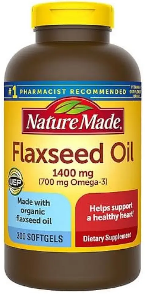 Flaxseed Oil 1400 mg Softgels, 300 ct. - Kansas Nuitrition - HNZSDS