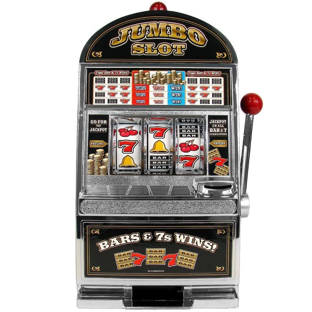 Trademark Poker W340008 Jumbo Slot Machine Bank - Replication