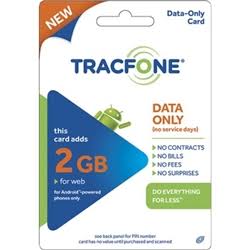 Tracfone - &roid Data Plan Card
