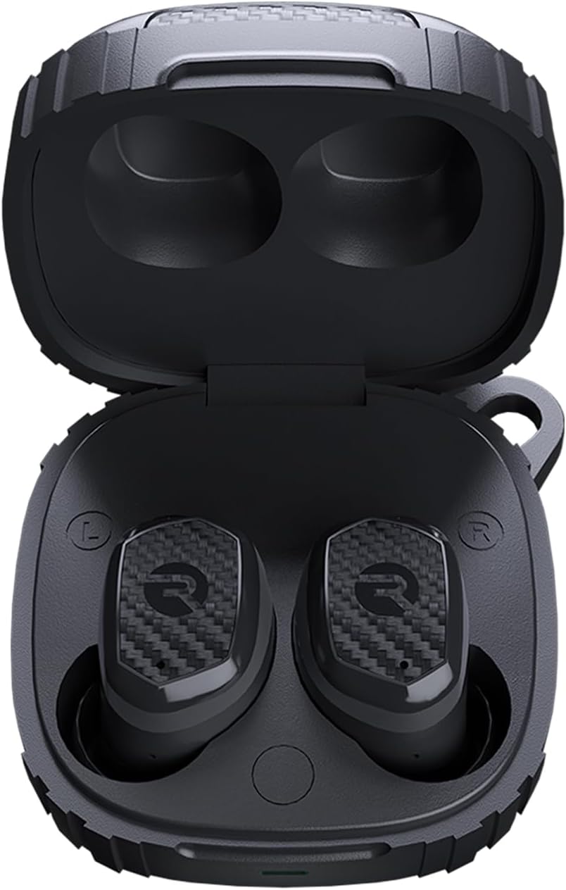 Raycon Impact Earbuds Military-Grade Impact Resistant, IP67 Bluetooth Earbuds with Stereo Sound, 90 Hours of Battery Life