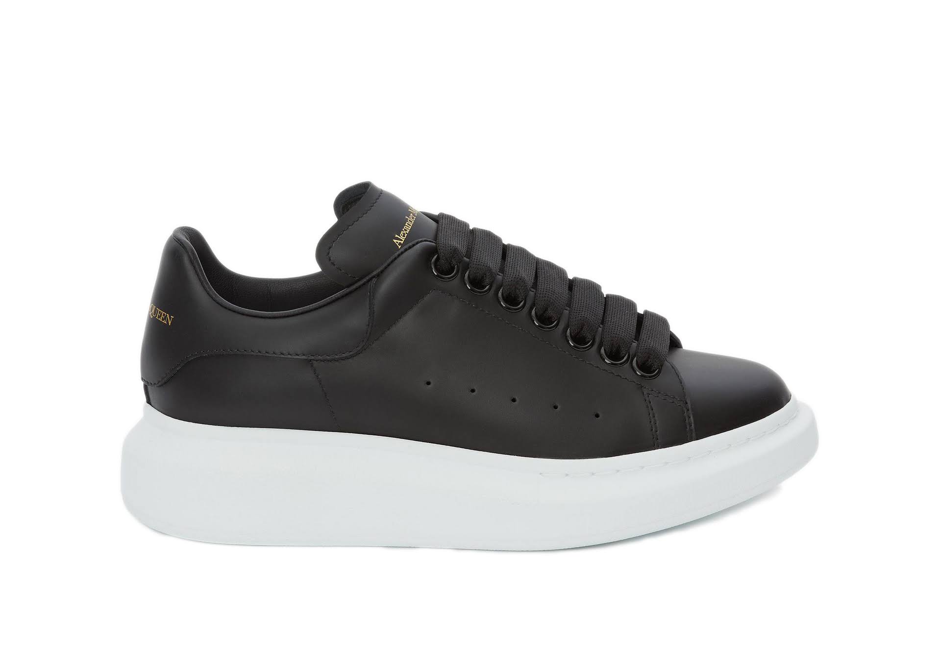 Alexander McQueen Oversized Black White Sole (W) - Avayadevconnect