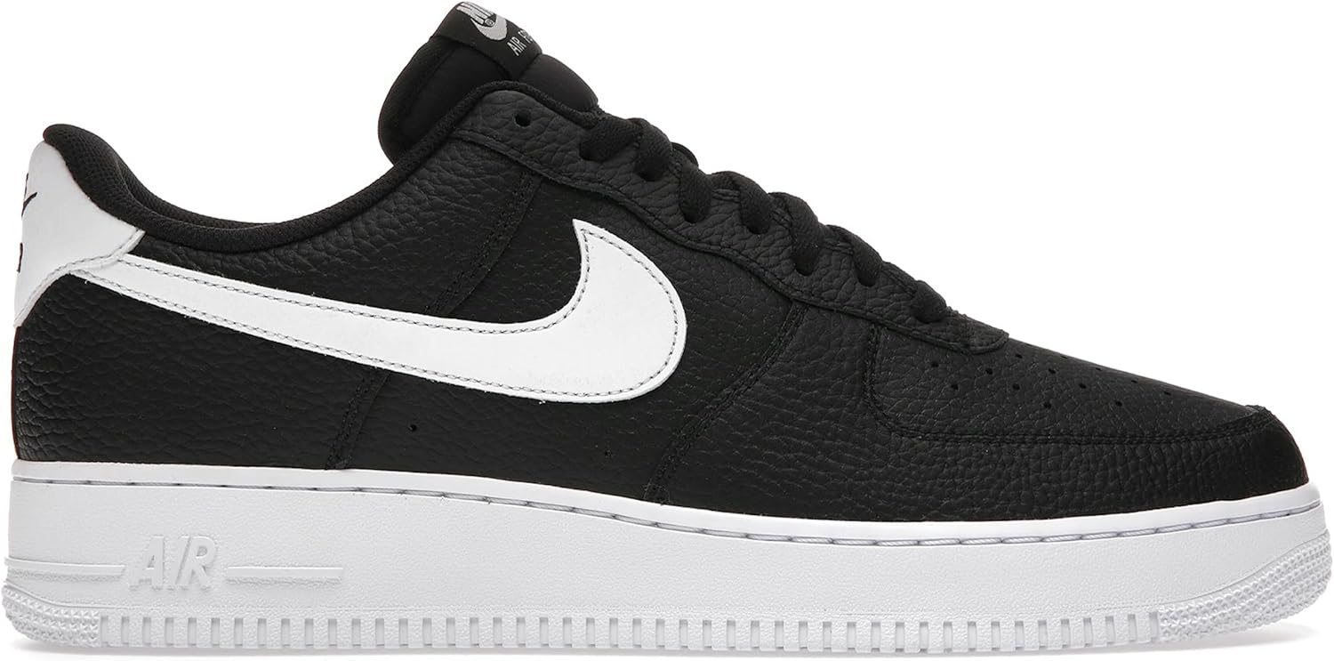 Nike Mens AIR Force 1 '07 Low (CT2302-002, Black/White) Size 18