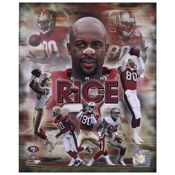 Posterazzi Jerry Rice - Legends Composite Sports Photo PFSAAIP18320