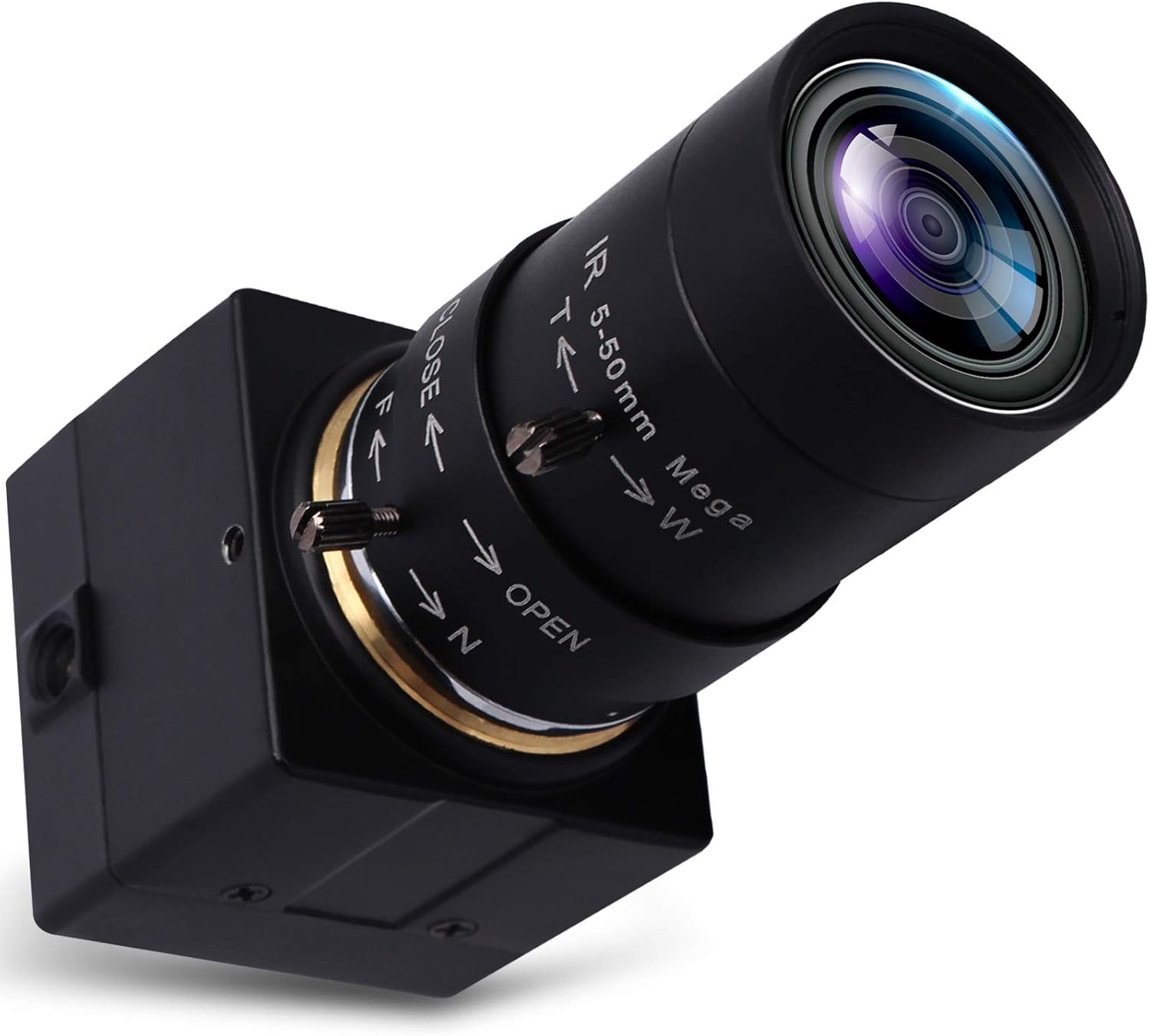 SVPRO 2MP USB Web Camera 5-50mm 10X Optical Zoom Lens CS Mount USB Camera 1080P HD CMOS Camera High Frame 100fps/60fps USB Computer Camera UVC Mini