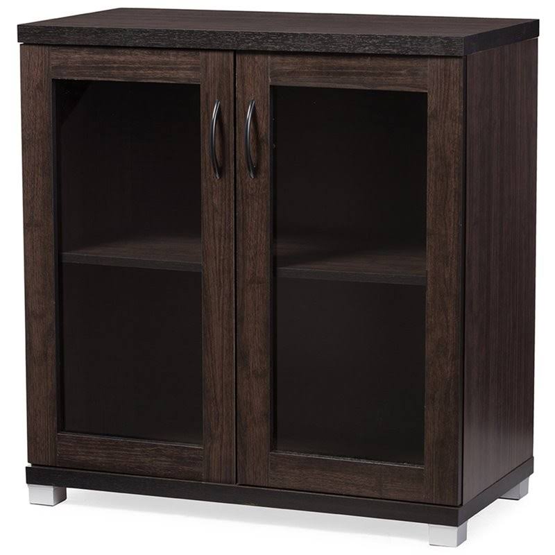 Pemberly Row Curio Cabinet in Dark Brown - PR-4753-1707187