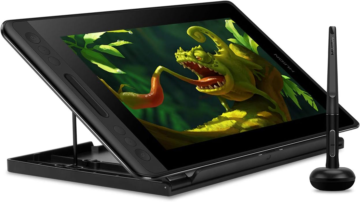 Huion KAMVAS Pro 12 Drawing Tablet with Screen Graphics Drawing Monitor Full-Laminated Pen Display with Battery-Free Pen and Adjustable Stand 8192