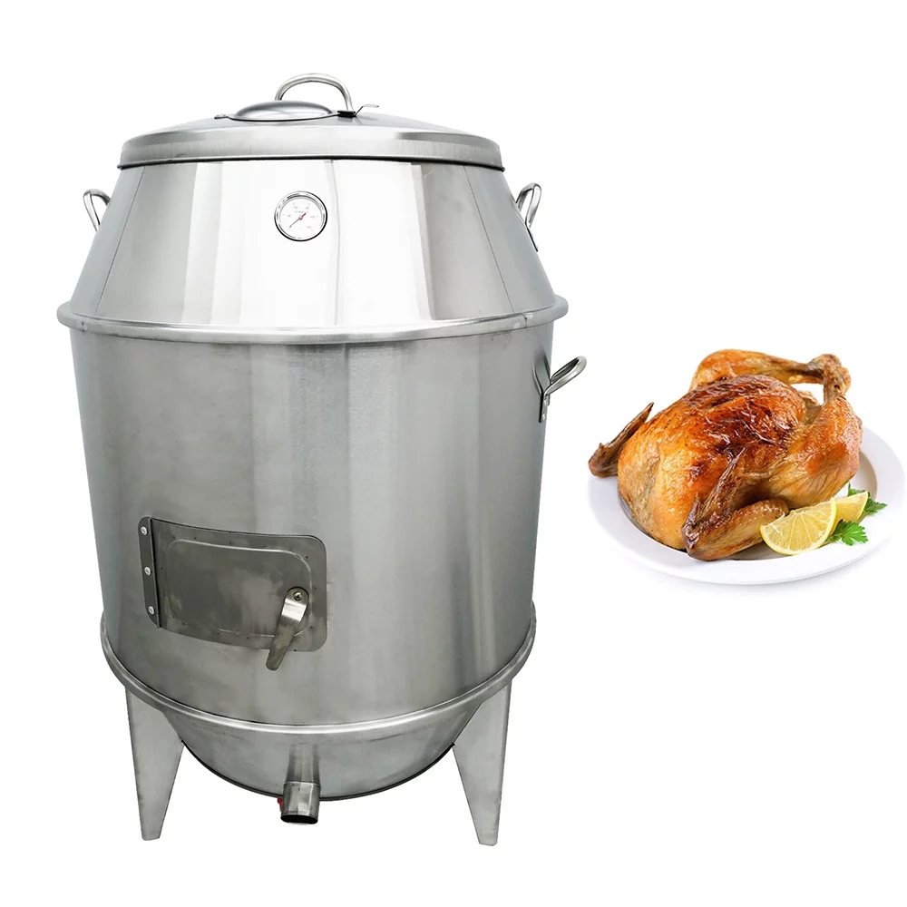 PreAsion Charcoal Roast Oven Toaster for Duck Chicken Meat Corn Potato Baking with Stainless Steel Assembled