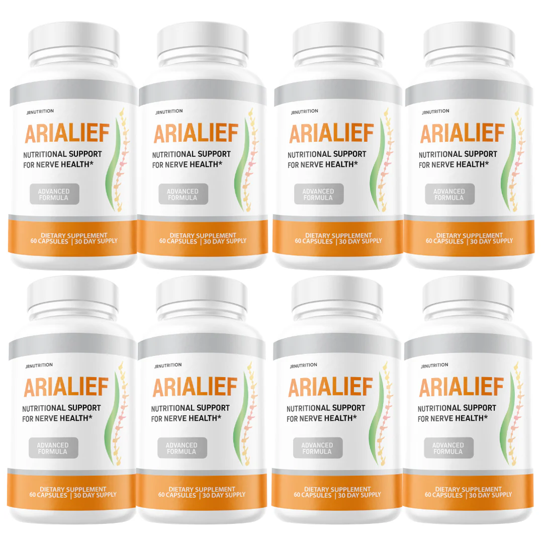 Arialief Support for Nerve Health Arialief Relief - 8 Bottles - Kansas Nuitrition - HNZSDS