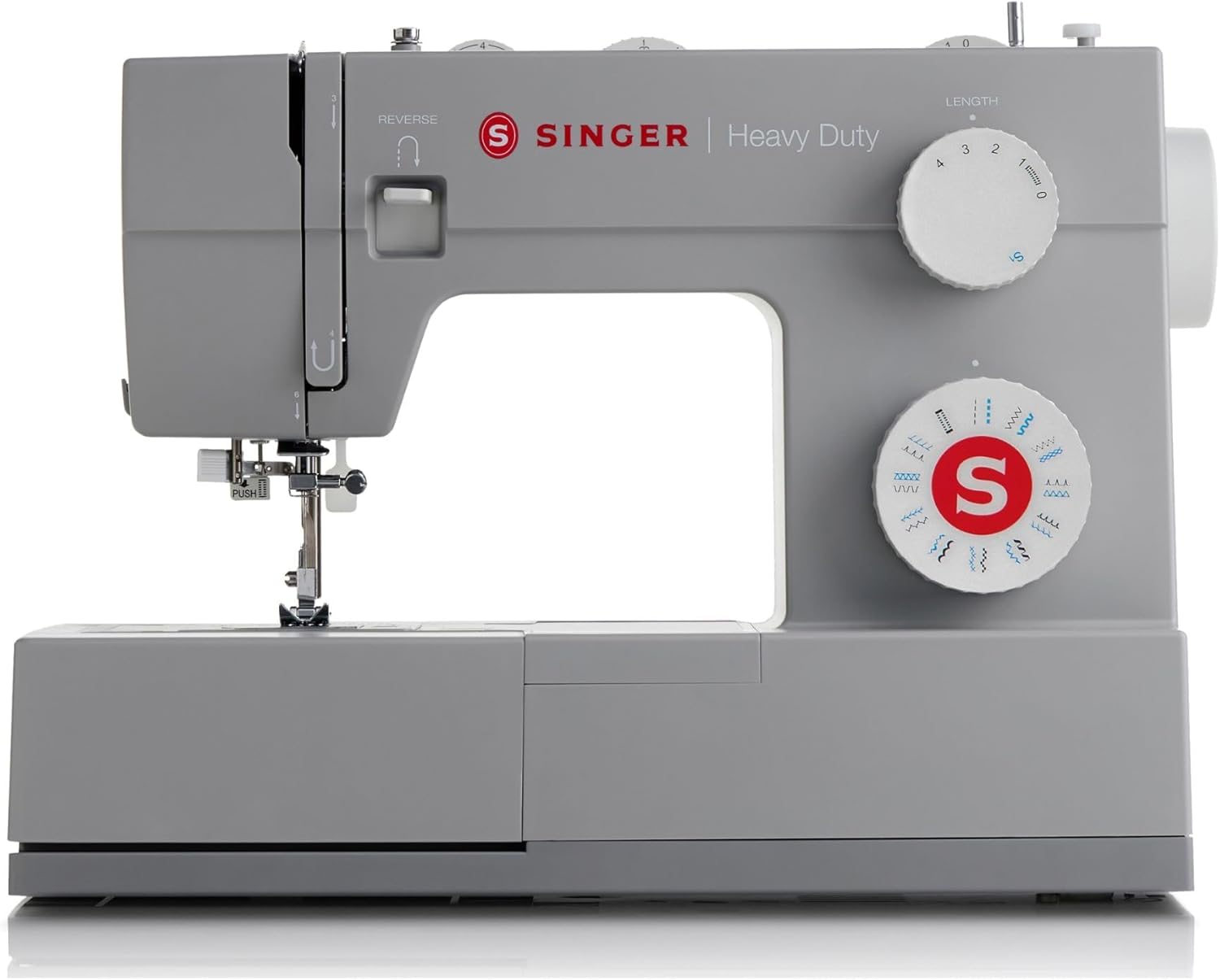 SINGER 4423 Heavy Duty Sewing Machine With Included Accessory Kit, 97 Stitch Applications, Simple