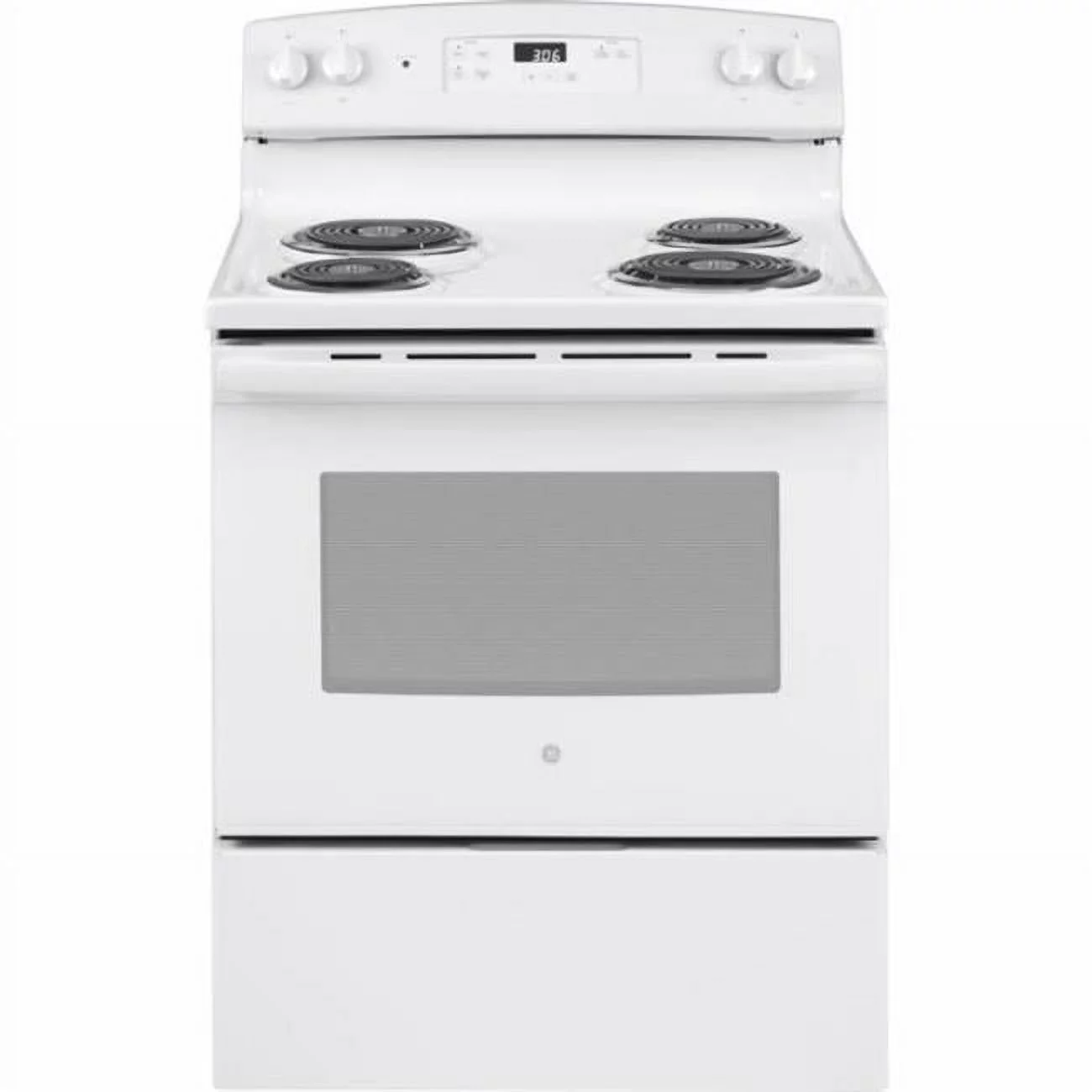 Natural Gas Electric Range, White