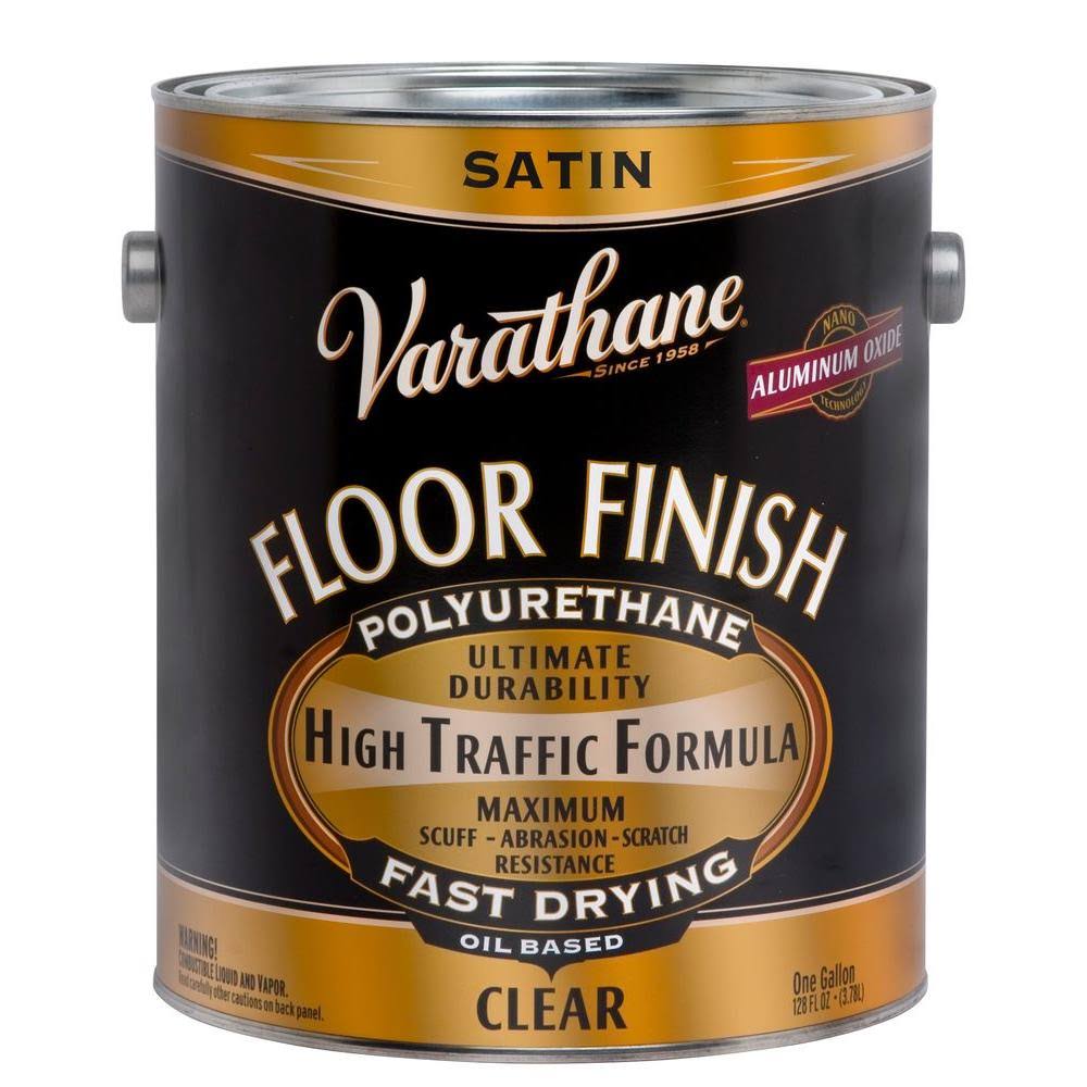 Varathane 214552 1 Gallon - Satin Oil Based Floor Finish 350 VOC