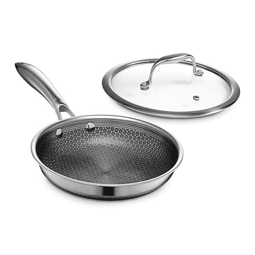 HexClad 10 Inch Hybrid Stainless Steel Frying Pan