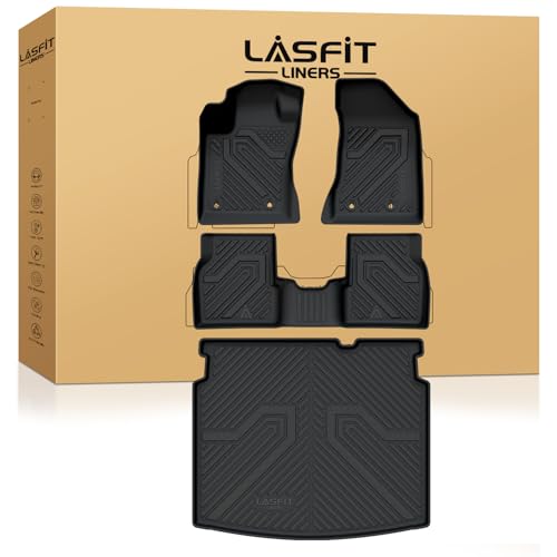 LASFIT Floor Mats & Trunk Mat for Jeep Grand Cherokee 2022-2025 5-Seat (Include 4xe, NOT for L)
