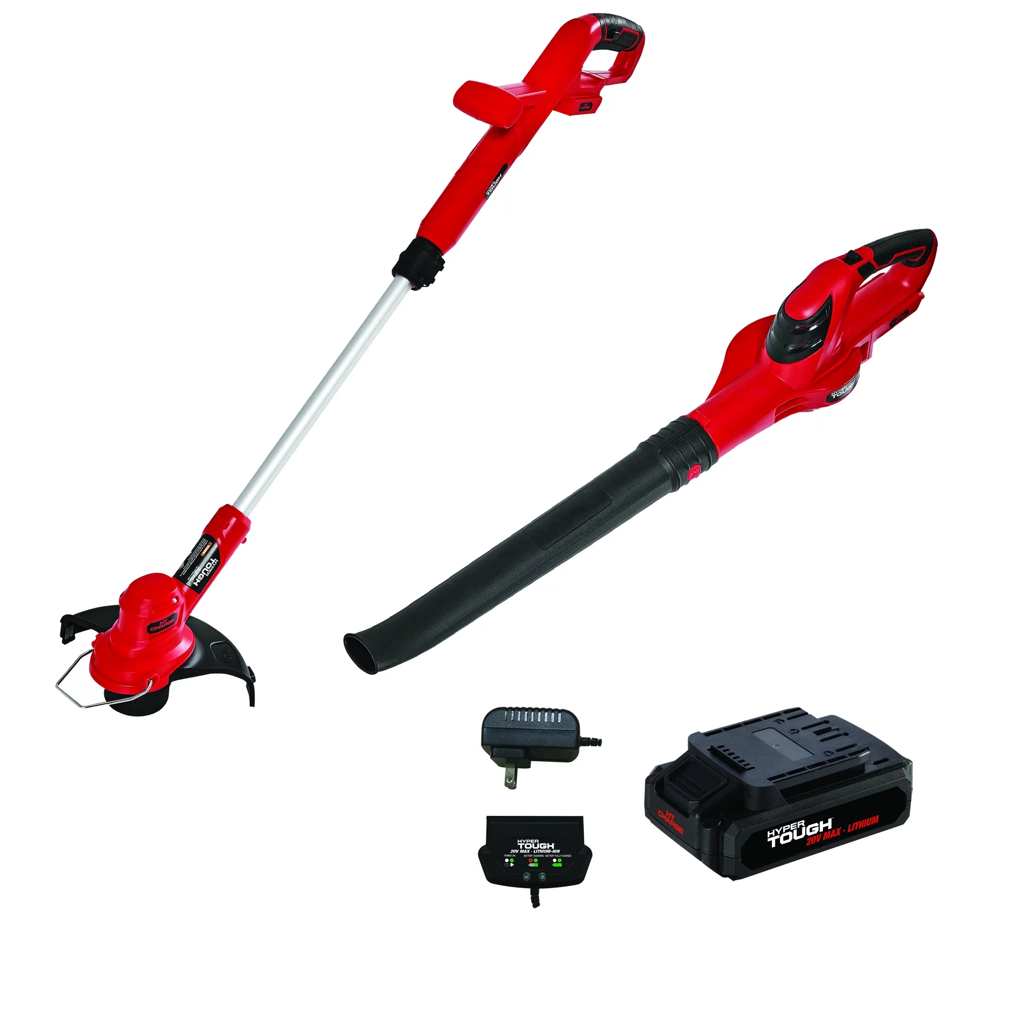 Hyper Tough 20V MAX Cordless Trimmer Sweeper Combo, HT19-401-003-07