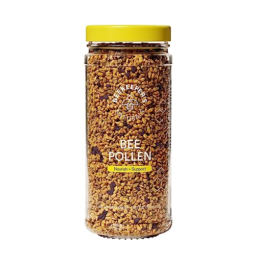 Beekeeper's Naturals - 100% Raw Bee Pollen Granules, Natural Preserved Enzymes, Source of Vitamin B, Minerals, Amino Acids & Protein