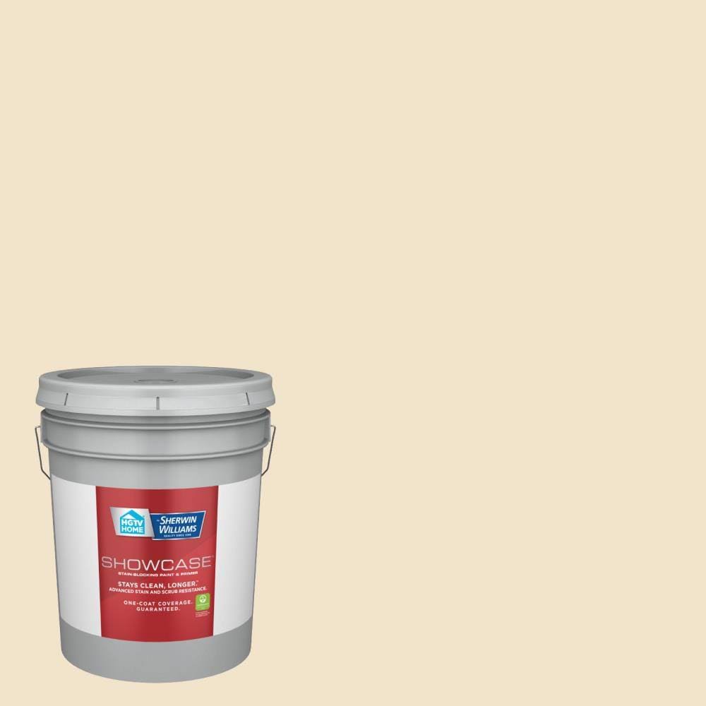 HGTV Home by Sherwin-Williams Showcase Flat Vanillin Hgsw4038 Interior Paint (5-Gallon) | HGSW4038-935244