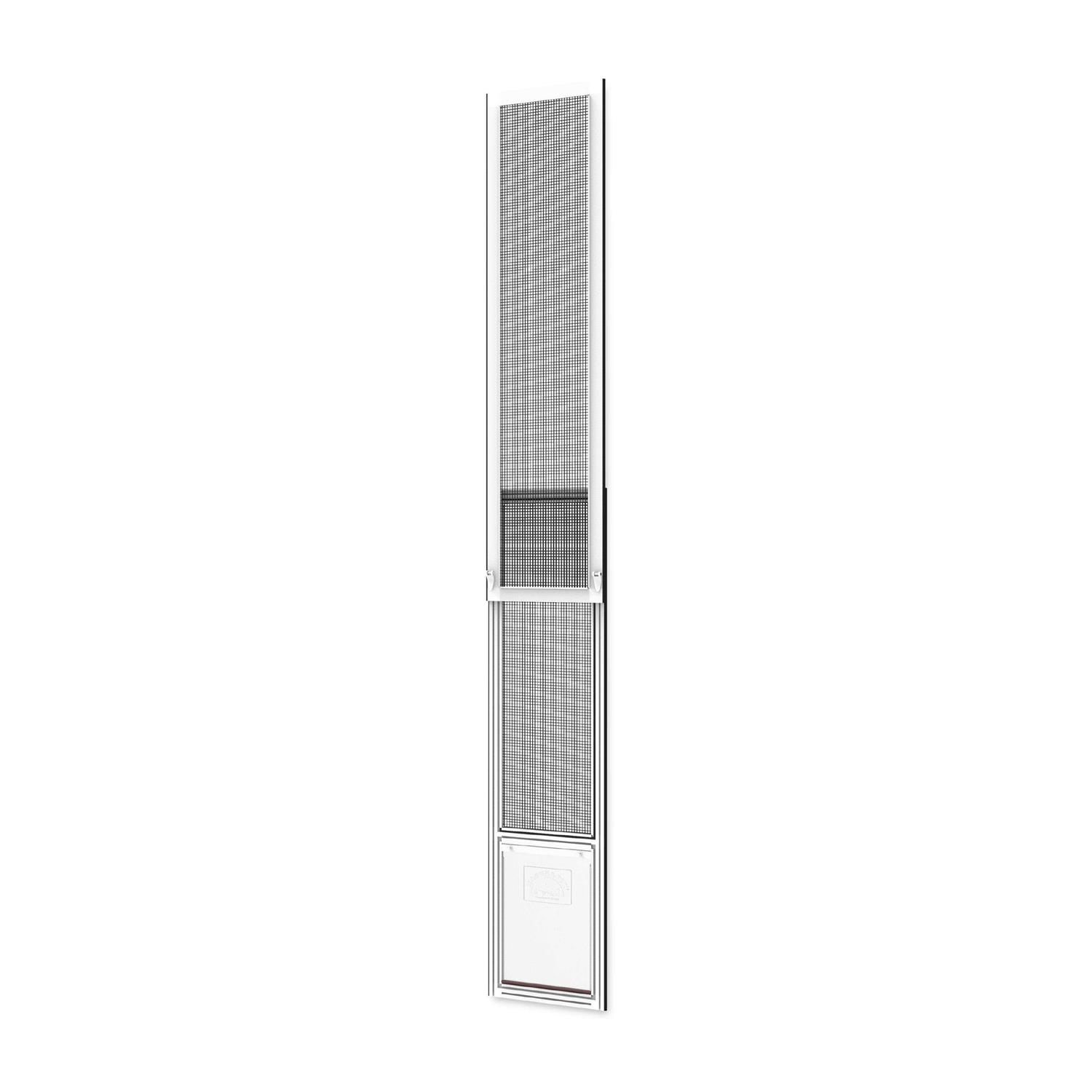 Hakuna Pets Patio Pet Door Screen Insert Panel for Sliding Doors Fits Door Track Min Ht Max Ht 84.25 - Pet Supplies online store