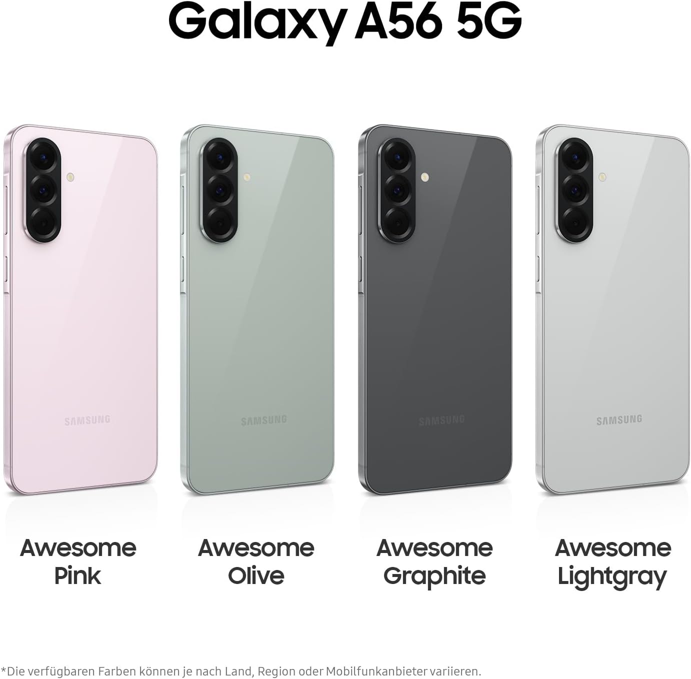 Samsung Galaxy A56 5G AI Smartphone ohne Vertrag