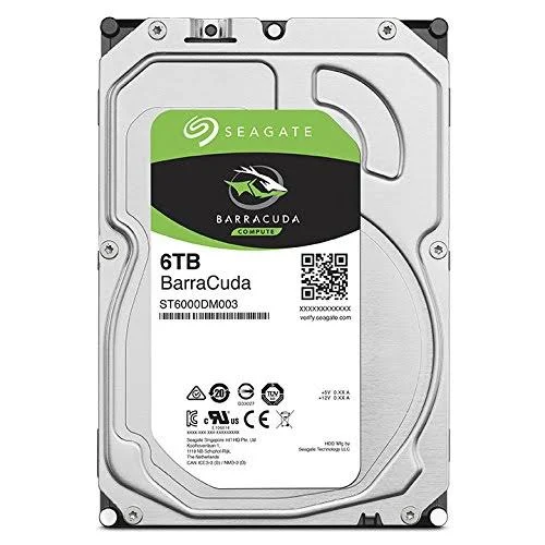 Seagate 6TB Barracuda SATA 5400 RPM ST6000DM003