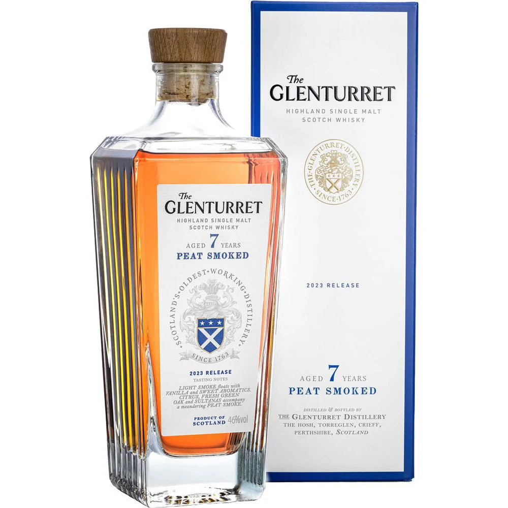 The Glenturret 7 Year Old Peat Smoked Single Malt Scotch Whiskey 750ml - Nestor Liquor