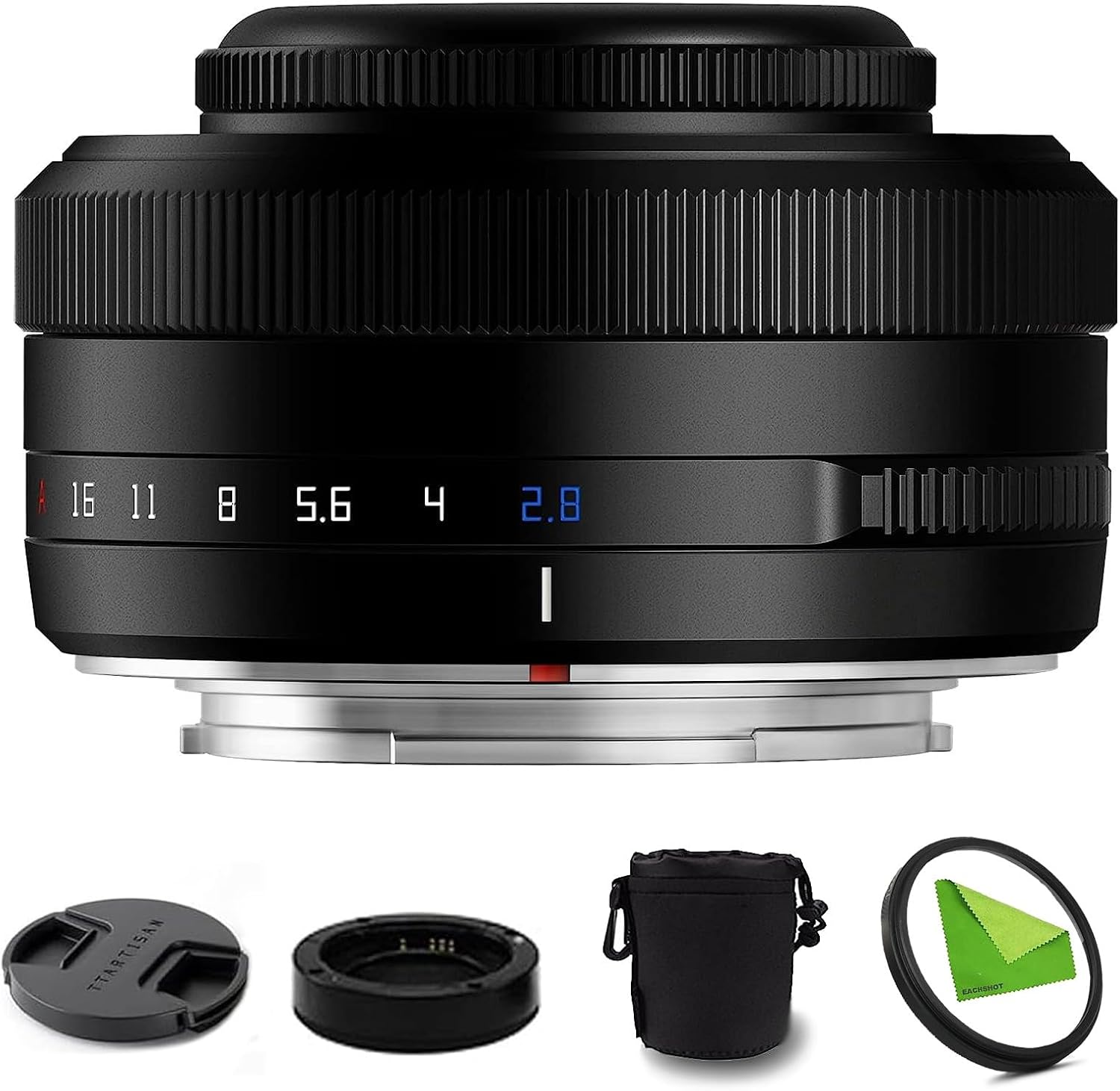 TTArtisan AF 27mm F2.8 f/2.8 XF-Mount APS-C Auto Focus STM Lens for Fujifilm Fuji X-Mount Cameras X-T10 X-T2 X-T20 X-T30 X-T3 X-T4 X-T5 X-T100 X-T200