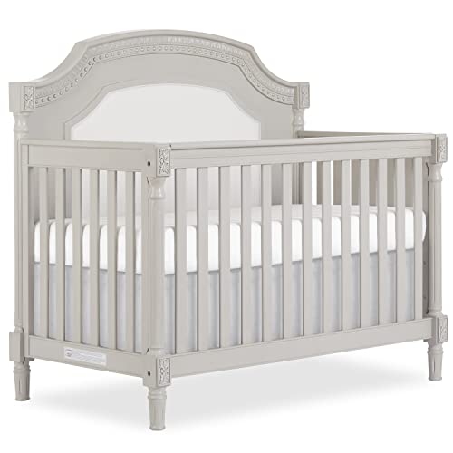 Evolur Julienne 5-In-1 Convertible Crib In Clay, Greenguard Gold Certified, Features 3 Mattress Height Settings, Sturdy And Spacious Baby Crib