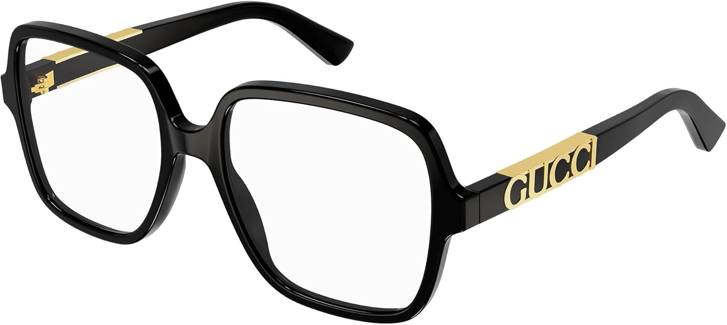 Gucci GG1193O 001 Black Square Women's Eyeglasses