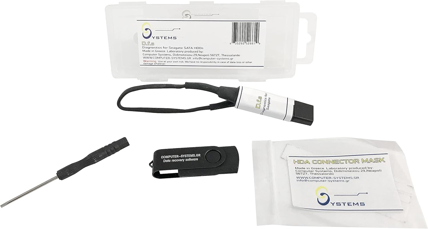Diagnostics for Seagate DfS Data Recovery USB Tool kit. Recover 80% of Seagate Cases