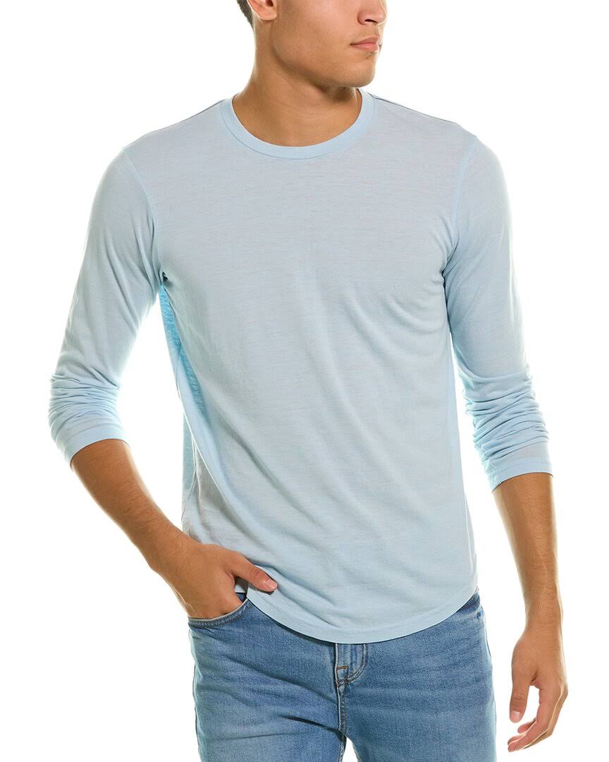 Goodlife Clothing Tri-Blend Scallop Crewneck T-Shirt, Blue / Regular S