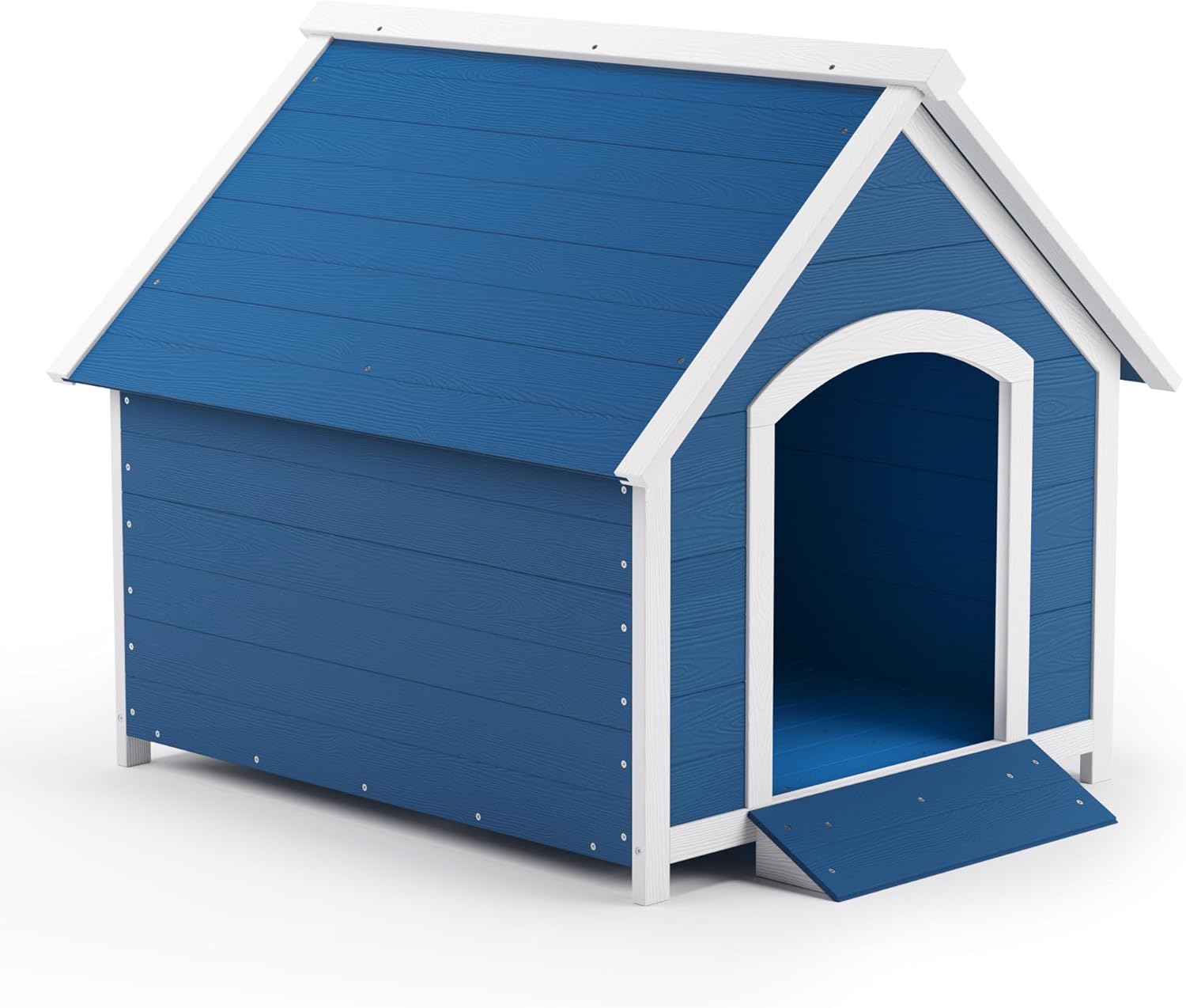 Poly Dog House, 40.7" Dog Houses for Medium to Large Dogs Outside, Durable/Weatherproof/Ventilate